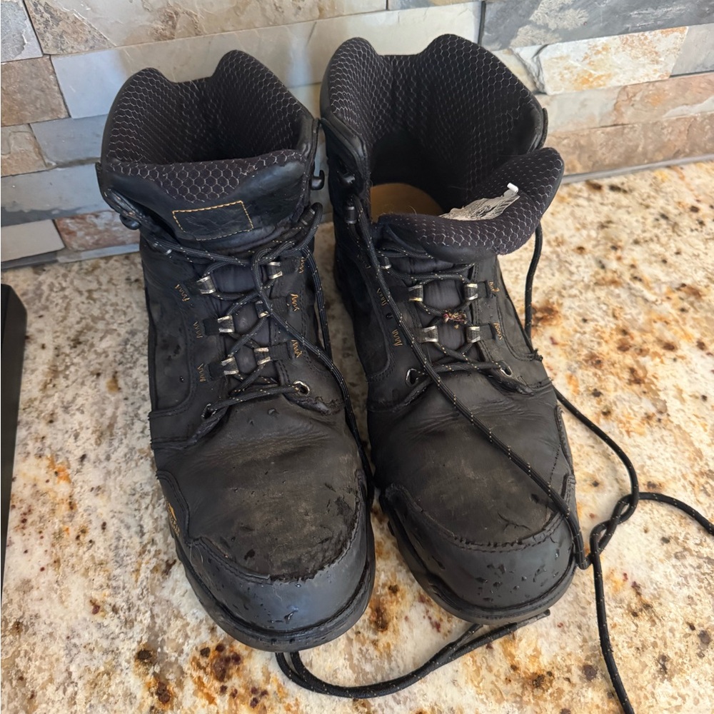 Georgia Boot Black Men's Lace-Up Boots